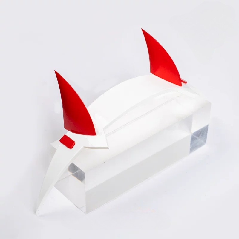 Women'S Red Accessories - Anime Zero Two Cosplay Kırmızı Beyaz