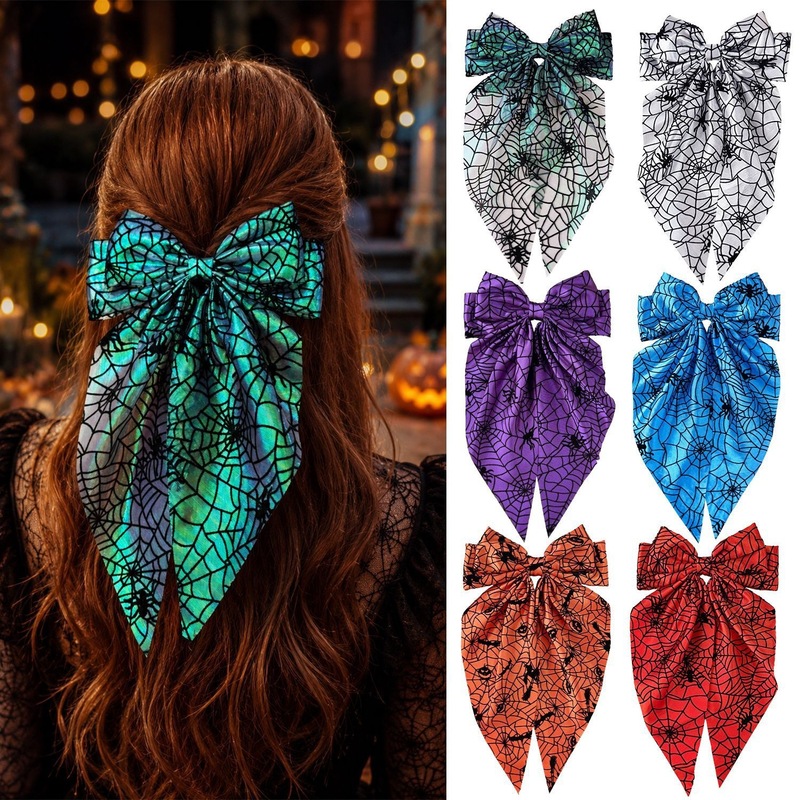Women'S Emo Accessories - Cadılar Bayramı Örümcek Ağı Fiyonk Saç