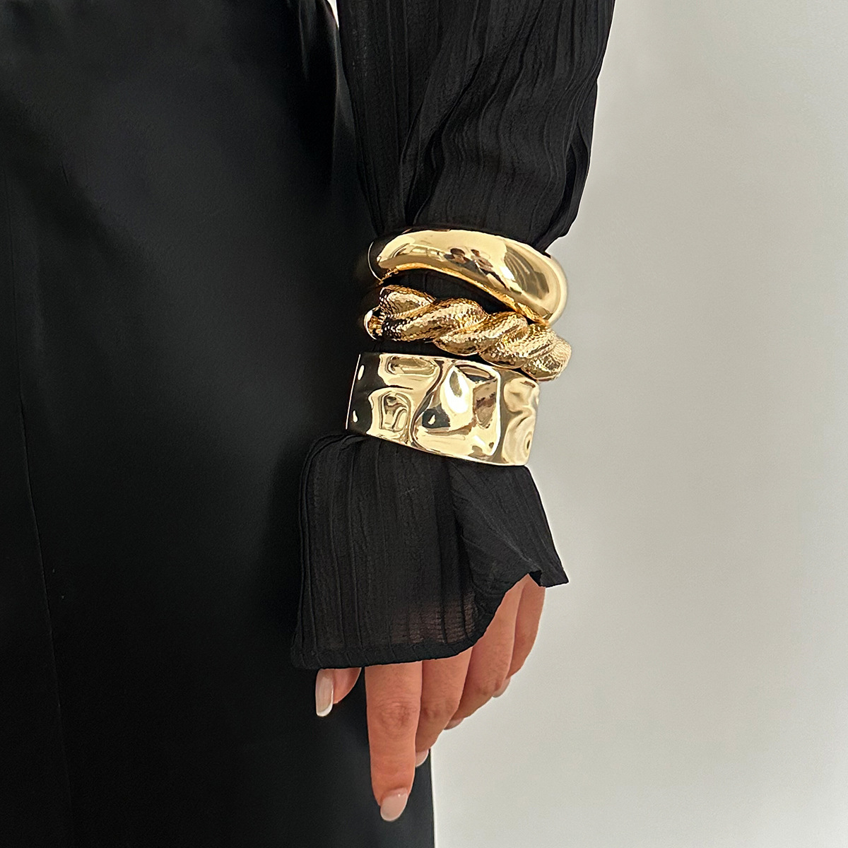 Vintage Altın Renk Hip Hop Met - Women'S Emo Accessories incelemesi ve fiyatı